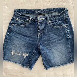 Women's Blue Denim Shorts